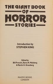 Tapa de The Giant Book of Horror Stories
