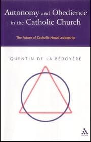 Tapa de Autonomy and Obedience in the Catholic Church