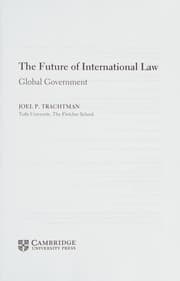 Tapa de Future of International Law