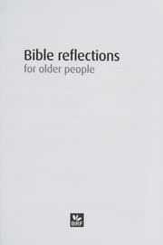 Tapa de Bible reflections for older people, January-April 2017