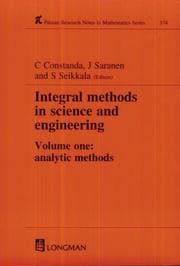 Tapa de Integral methods in science and engineering 1996
