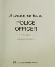Tapa de I want to be a police officer