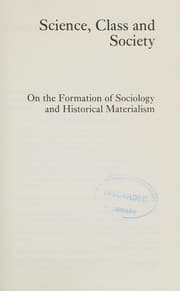 Tapa de Science, class and society