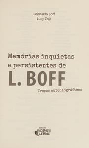 Tapa de Memórias inquietas e persistentes de L. Boff