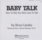 Tapa de Baby talk