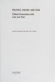 Tapa de Politics, theory, and film