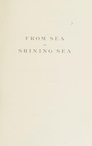 Tapa de From sea to shining sea, 1787-1837