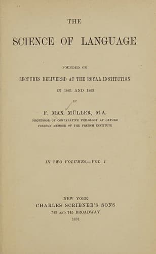 Tapa de The science of language