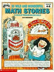 Tapa de 30 wild and wonderful math stories