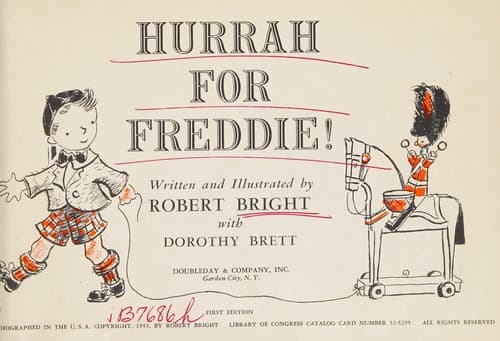 Tapa de Hurrah for Freddie!
