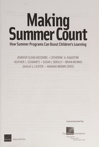 Tapa de Making summer count