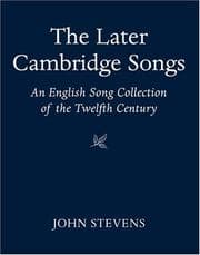 Tapa de The Later Cambridge Songs
