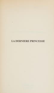 Tapa de La dernière princesse