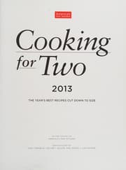 Tapa de Cooking for two 2013