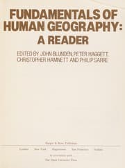 Tapa de Fundamentals of human geography