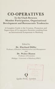 Tapa de Co-operatives in the clash between member participation, organisational development and bureaucratic tendencies