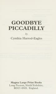 Tapa de Goodbye Piccadilly