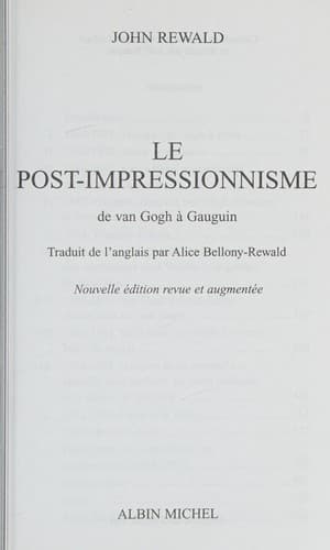 Tapa de Le post-impressionnisme