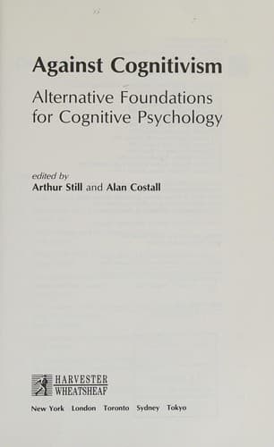 Tapa de Against Cognitivism