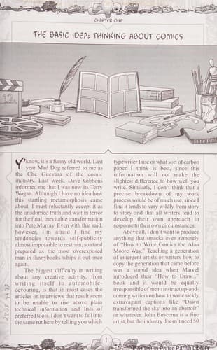 Tapa de Writing for comics
