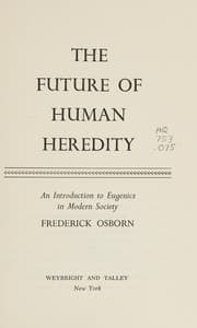 Tapa de The future of human heredity