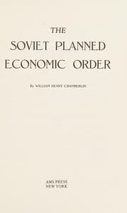 Tapa de The Soviet planned economic order