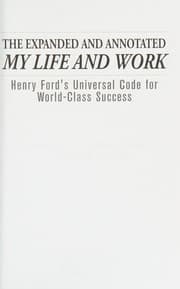 Tapa de The expanded and annotated My life and work