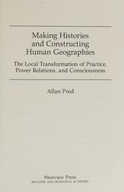 Tapa de Making histories and constructing human geographies