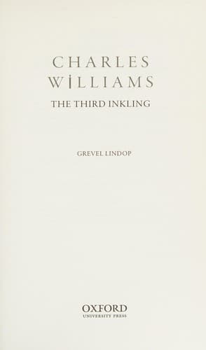 Tapa de Charles Williams
