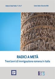 Tapa de Radici a metà. Trent’anni di immigrazione romena in Italia/Rădăcini la jumătate. Treizeci de ani de imigrație românească în Italia