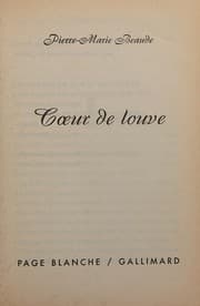 Tapa de Coeur de louve