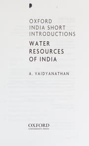 Tapa de Water Resources of India