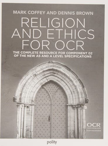 Tapa de Religion and Ethics for OCR