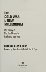 Tapa de From Cold War to New Millennium