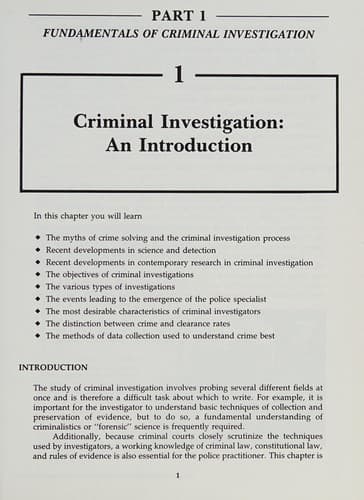 Tapa de Criminal investigation