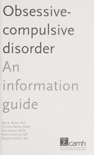 Tapa de Obsessive-compulsive disorder