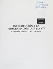 Tapa de Introduccion a la Programacion Con Java
