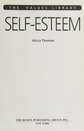 Tapa de Self-esteem