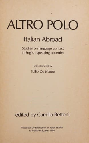 Tapa de Italian abroad