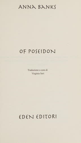 Tapa de Of Poseidon
