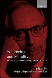 Tapa de Well-being and morality