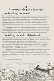 Tapa de Prayerwalking