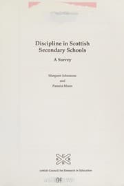 Tapa de Discipline in Scottish secondary schools