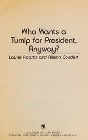 Tapa de Alice Whipple for president