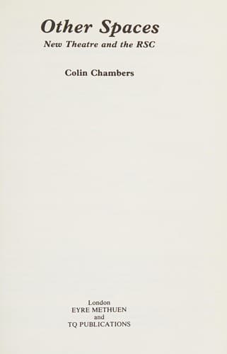 Tapa de Other Spaces