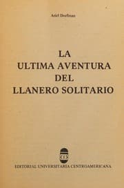 Tapa de La ultima aventura del llanero solitario
