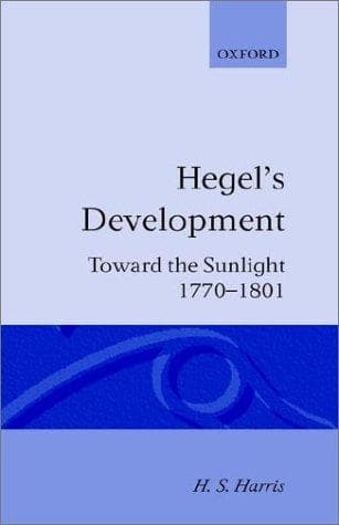 Tapa de Hegel's development