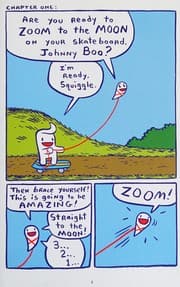 Tapa de Johnny Boo zooms to the Moon