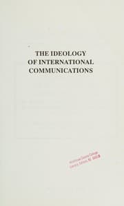 Tapa de The ideology of international communications