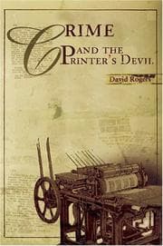 Tapa de Crime and the Printer's Devil